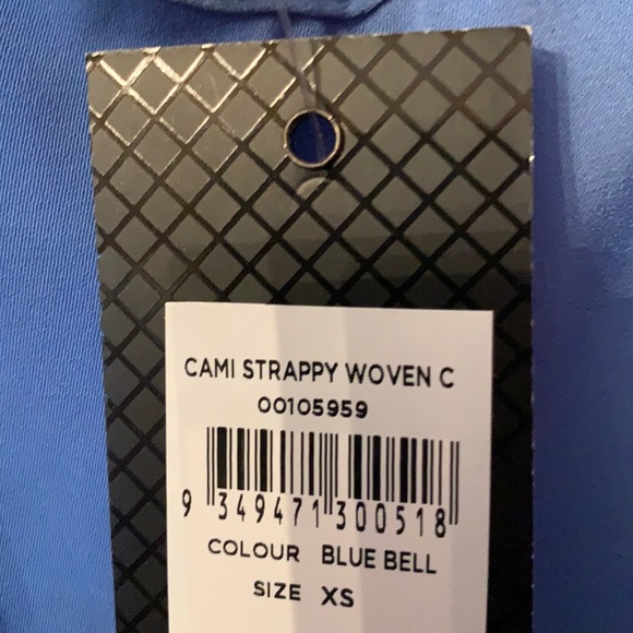 XS / 14W Blue Bell STRAPPY WOVEN CAMI CITY CHIC - Picture 8 of 16